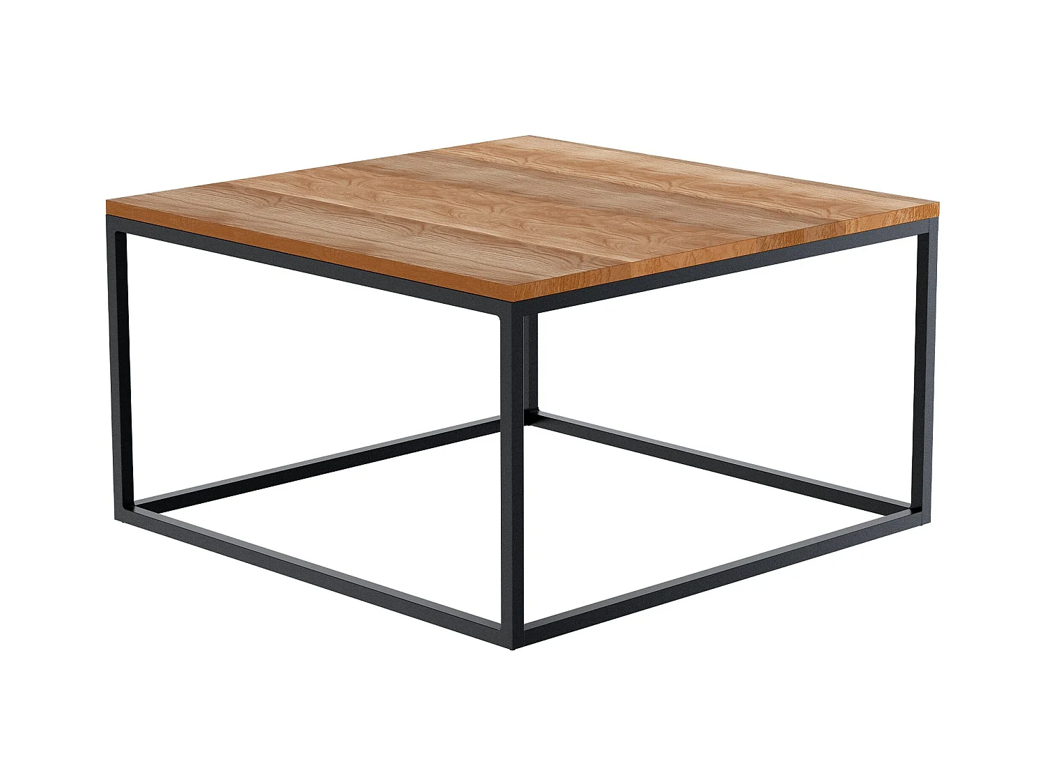 Table d'appoint - carré - Bois - 80 x 80 cm - Chêne - Manteo