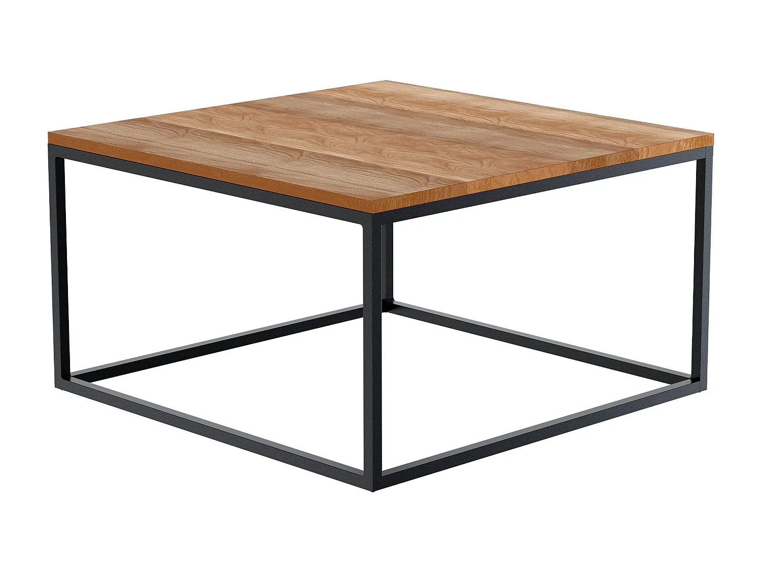 Table d'appoint - carré - Bois - 80 x 80 cm - Chêne - Manteo