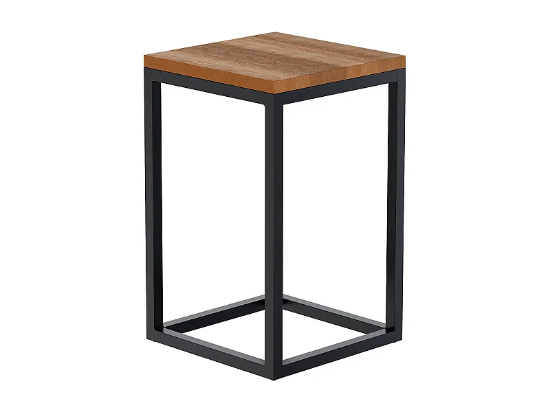 Table d'appoint - carré - Bois - 30 x 30 cm - Chêne - Manteo