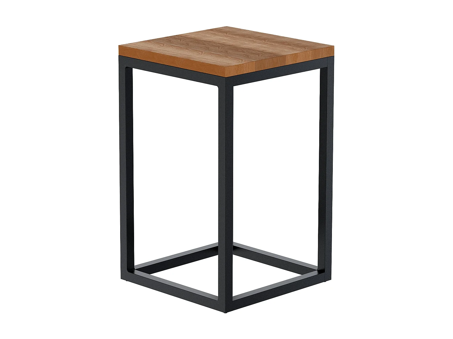 Table d'appoint - carré - Bois - 30 x 30 cm - Chêne - Manteo