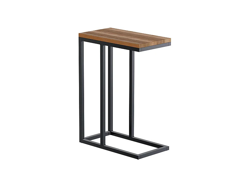 Table d'appoint - carré - Bois - 46 x 25 cm - Chêne - Manteo