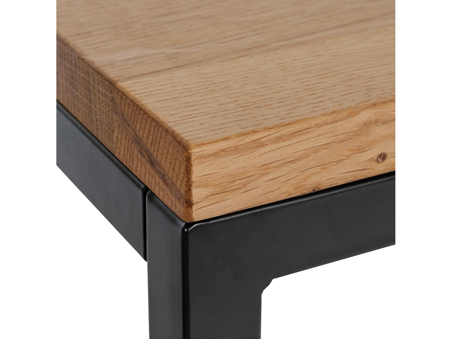 Table d'appoint - carré - Bois - 46 x 25 cm - Chêne - Manteo