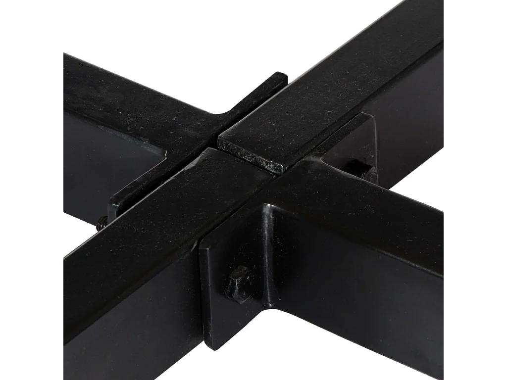 Table de salon salle bois marron 150 x 150 x 73 cm 0902155