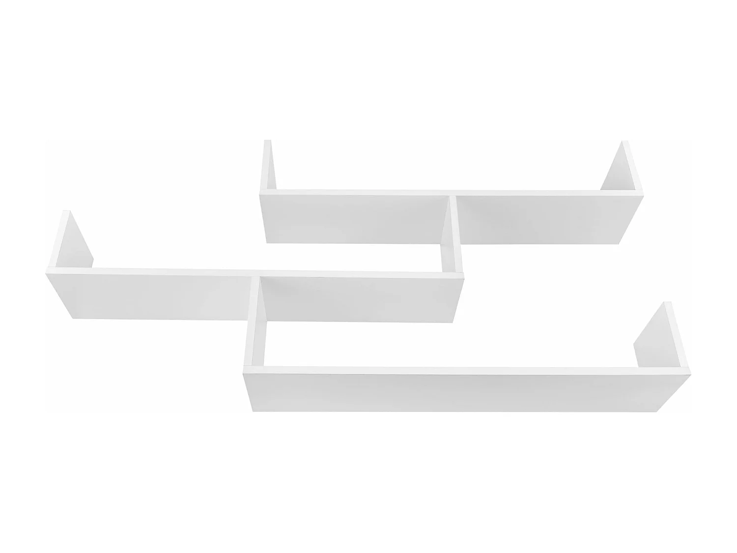 Étagère murale meuble 3 blanche 119 x 18 x 55 cm 03_0005202