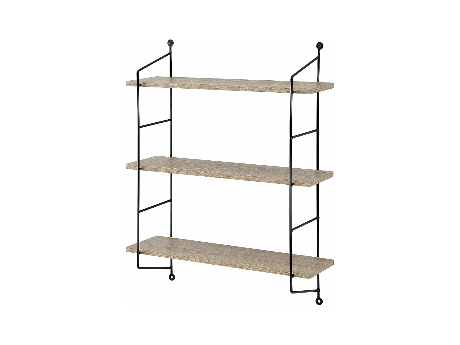 Étagère murale avec 3 marron 48 x 15 x 63.5 cm 03_0001712