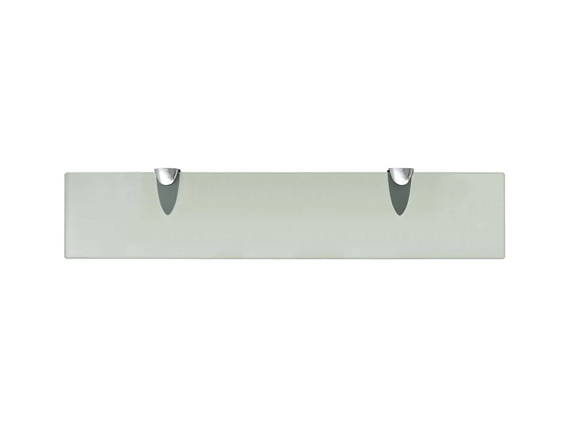 Scaffale pensile mobile di design in vetro 50 x 10 cm 8 mm trasparente 2702137/2