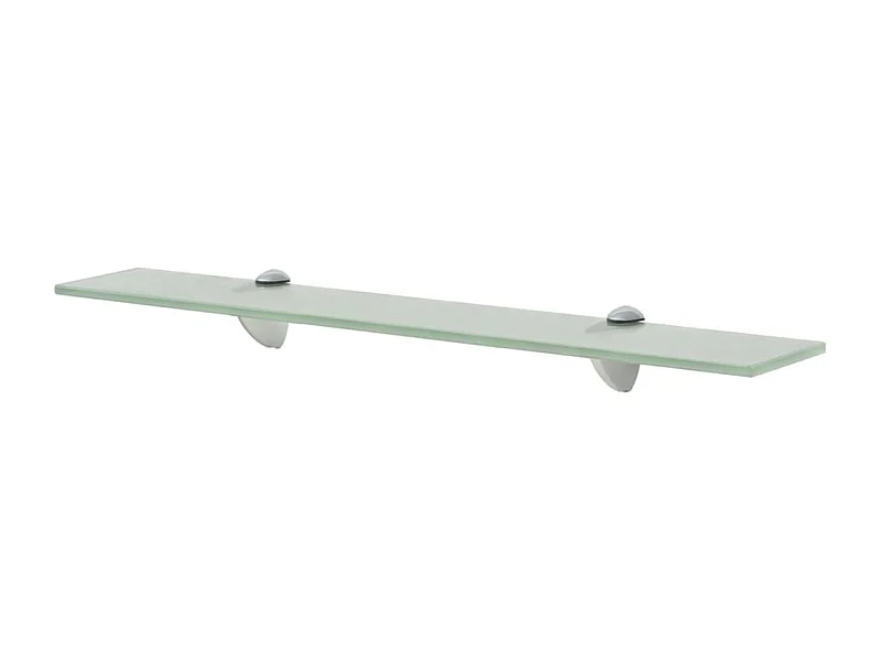 Elegante estante de pared transparente de cristal 60 x 10 cm 8 mm 2702138/2