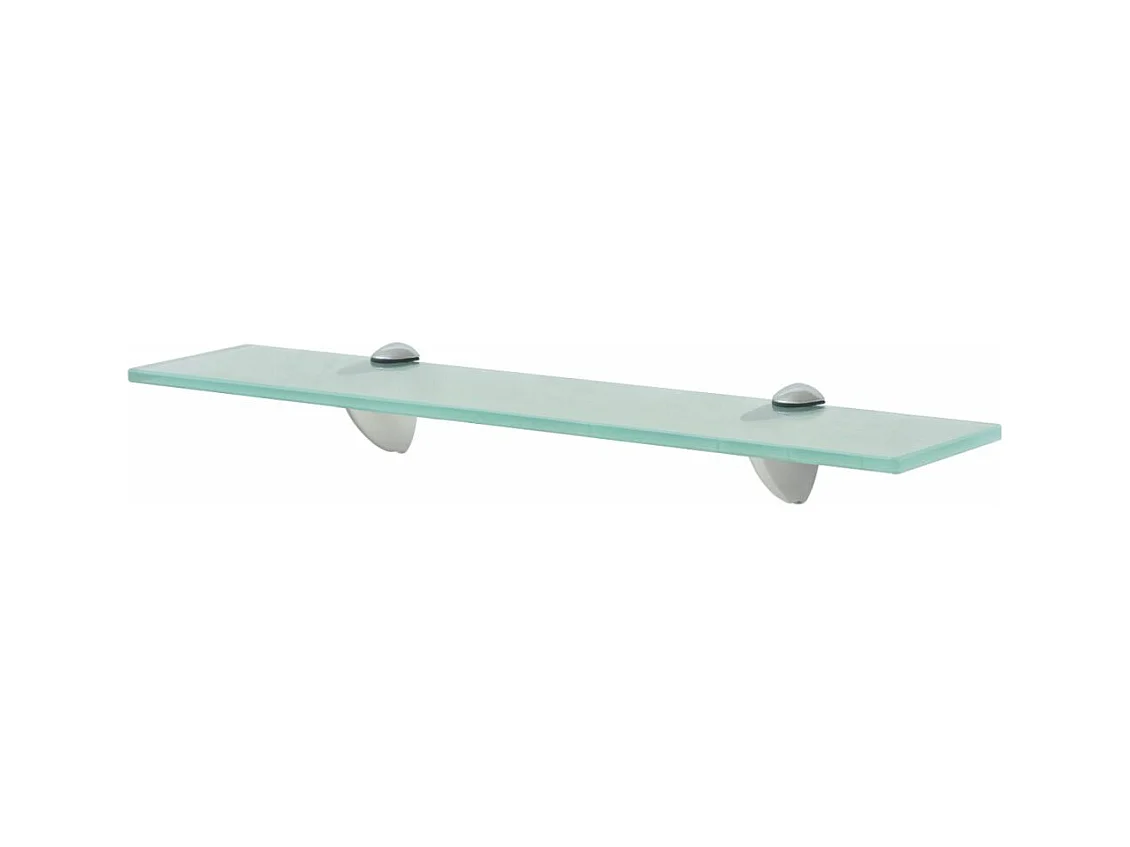 Prateleira de parede de design moderno em vidro 50 x 10 cm 8 mm 2702121/2