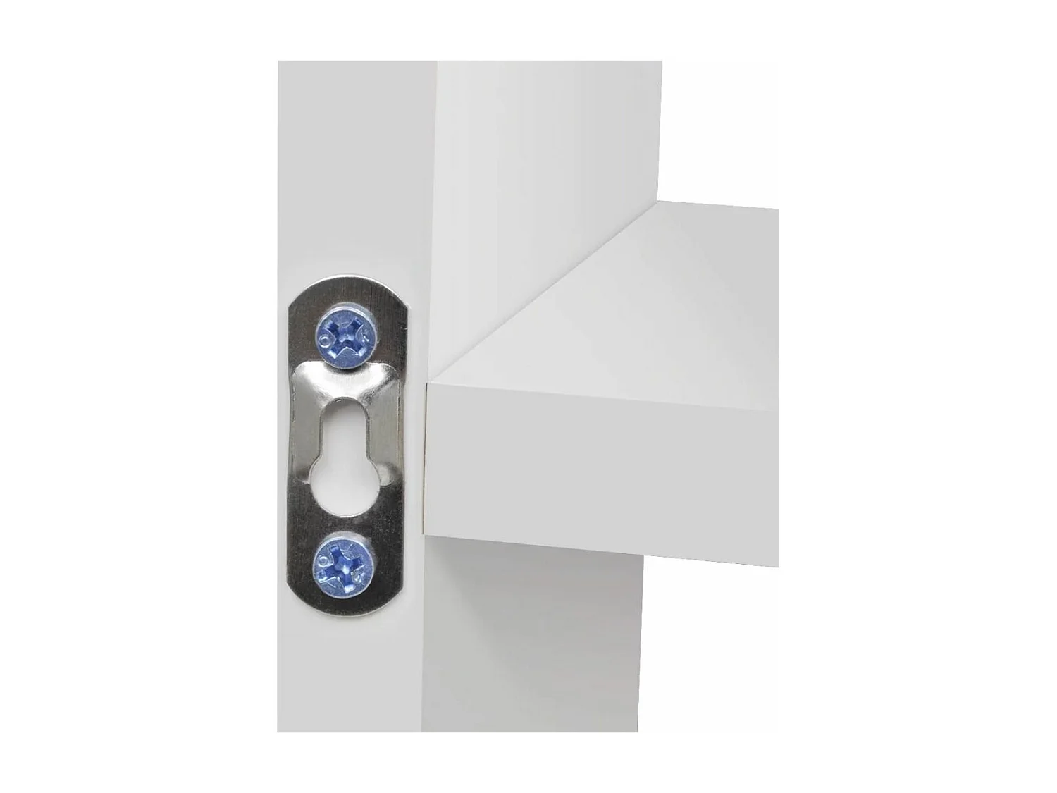 Mueble de pared de diseño con 8 compartimentos en blanco 2702117/3