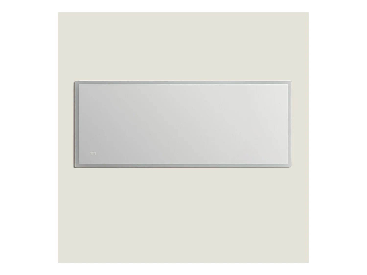 Espejo Baño con Luz LED y Antivaho 1500x600 mm Iria Seleccionable (Cálido-Neutro-Frío)