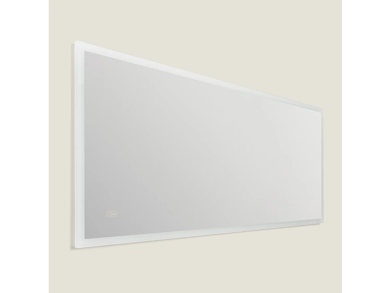 Espejo Baño con Luz LED y Antivaho 1500x600 mm Iria Seleccionable (Cálido-Neutro-Frío)