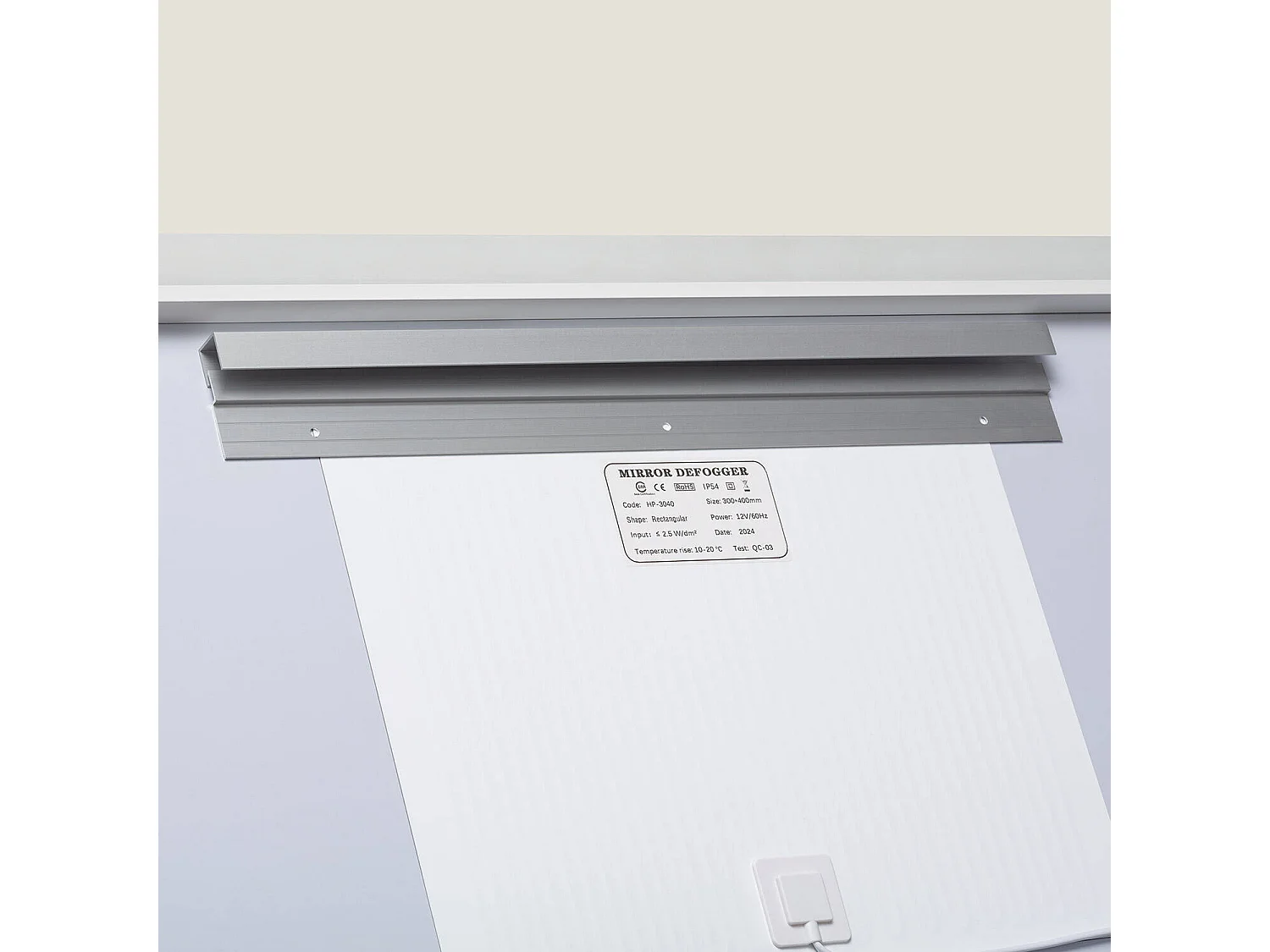 Specchio da Bagno con Luce LED e Antiappannamento 1500x600 mm Iria Selezionabile (Caldo-Naturale-Freddo)