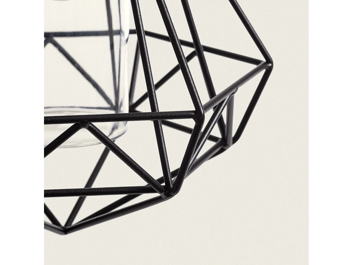 Suspension Extérieure Acier Inoxydable Niamey Noir