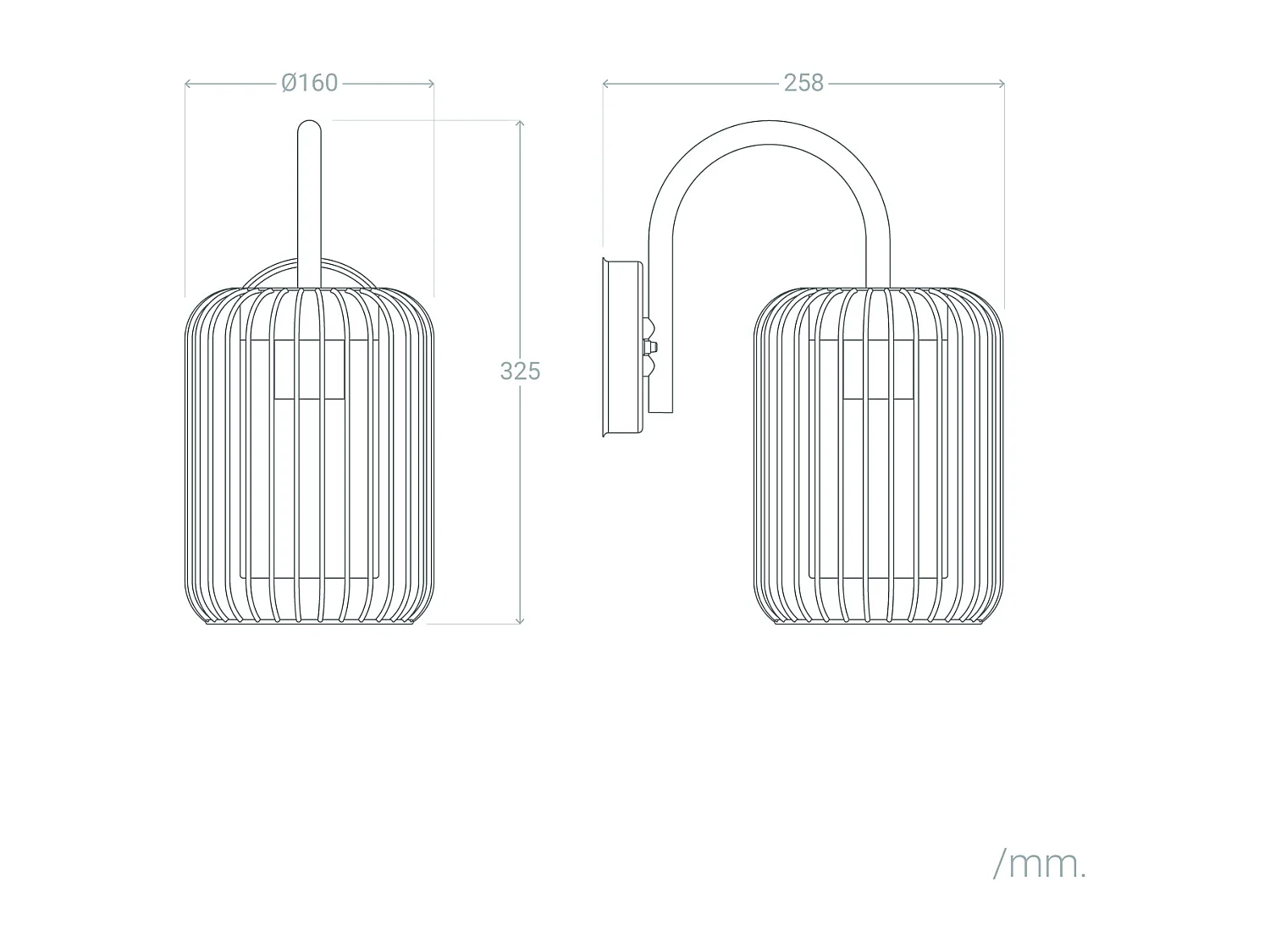 Lampada da Parete per Esterni Acciaio Inox Dadawa Round Nero