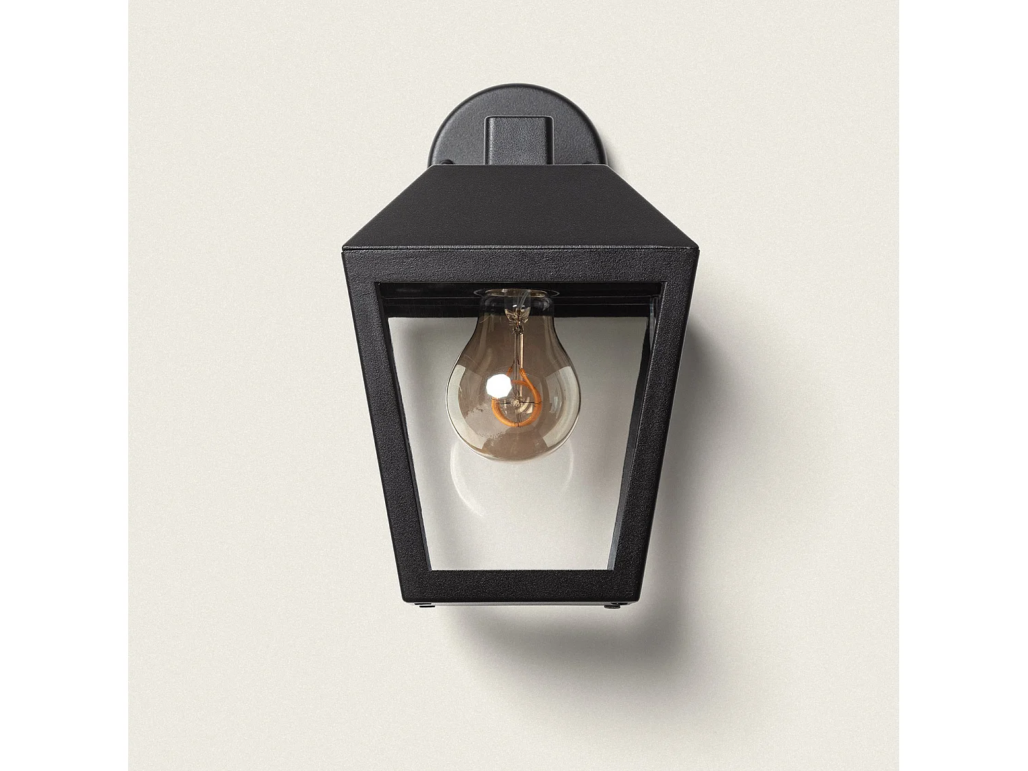 Lampada da Parete per Esterni Alluminio Ketsa Nero