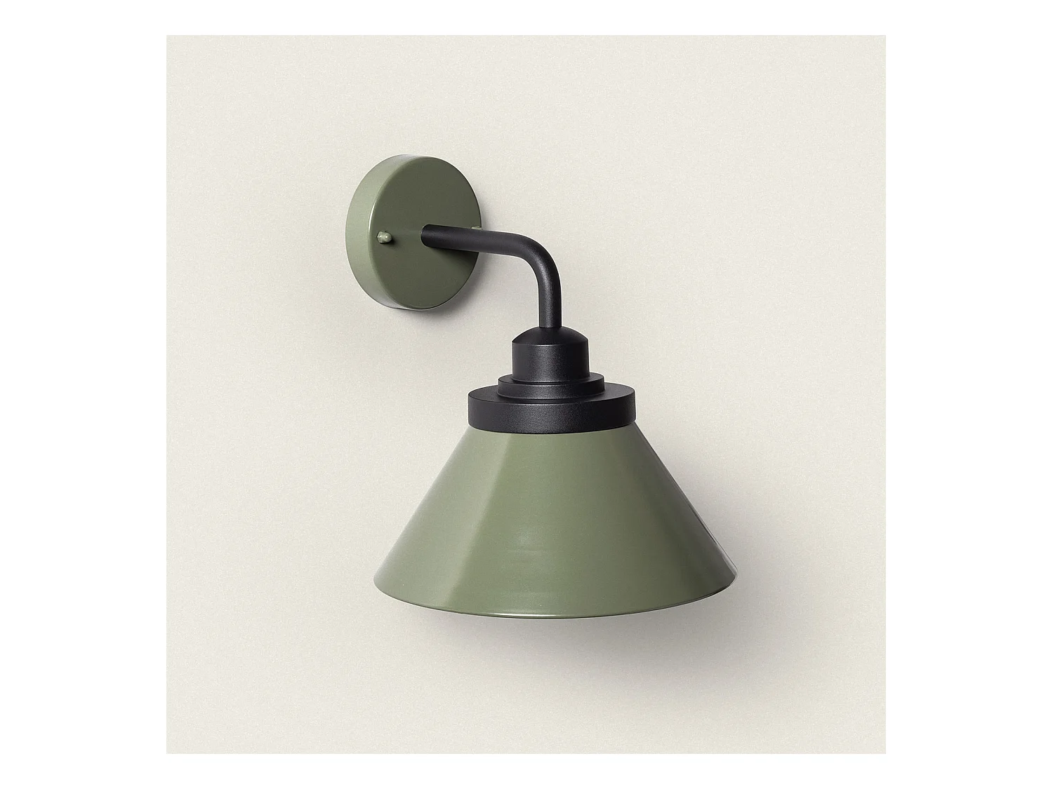 Lámpara de Pared Exterior Aluminio Medow Verde