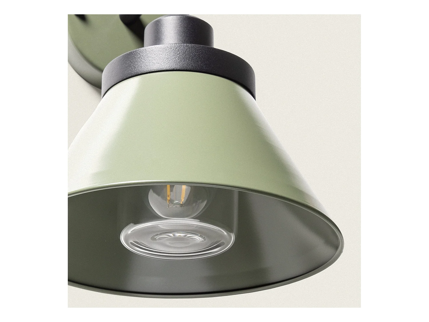 Lámpara de Pared Exterior Aluminio Medow Verde