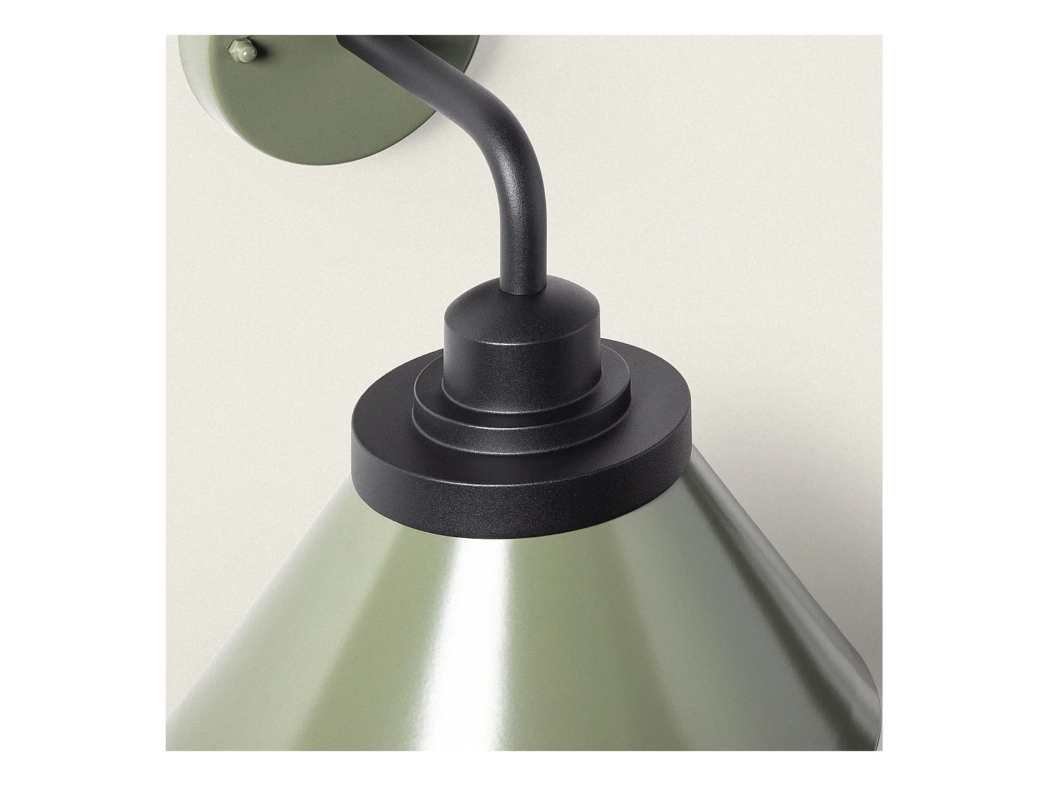 Lámpara de Pared Exterior Aluminio Medow Verde