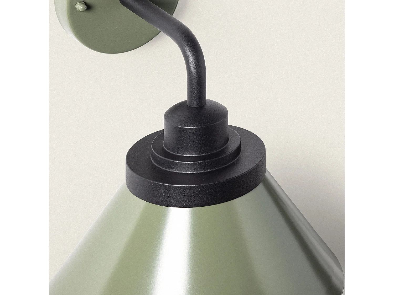 Lampe Murale Extérieure Aluminium Medow Vert