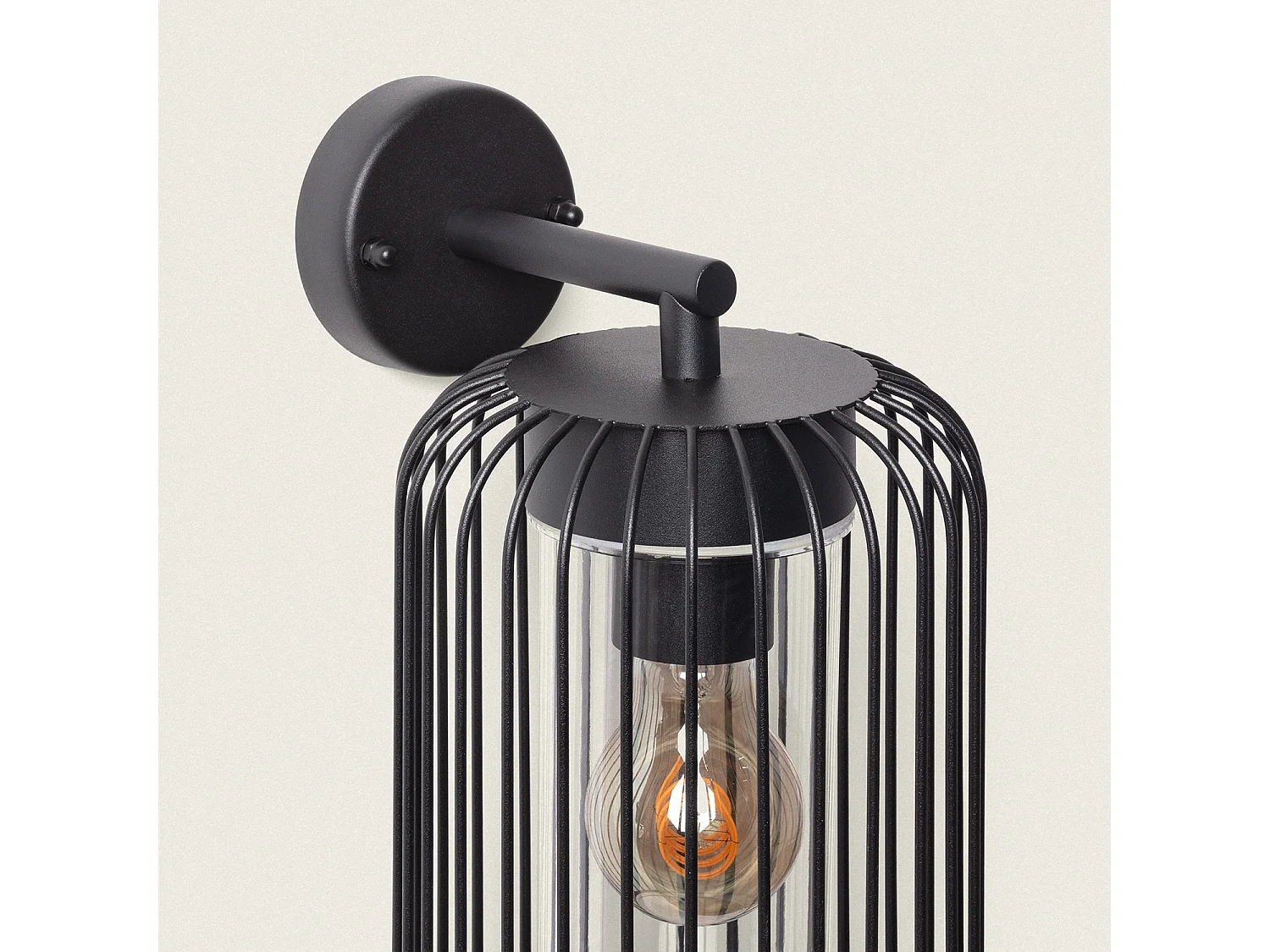 Lampada da Parete per Esterni Acciaio Inox Dadawa Nero