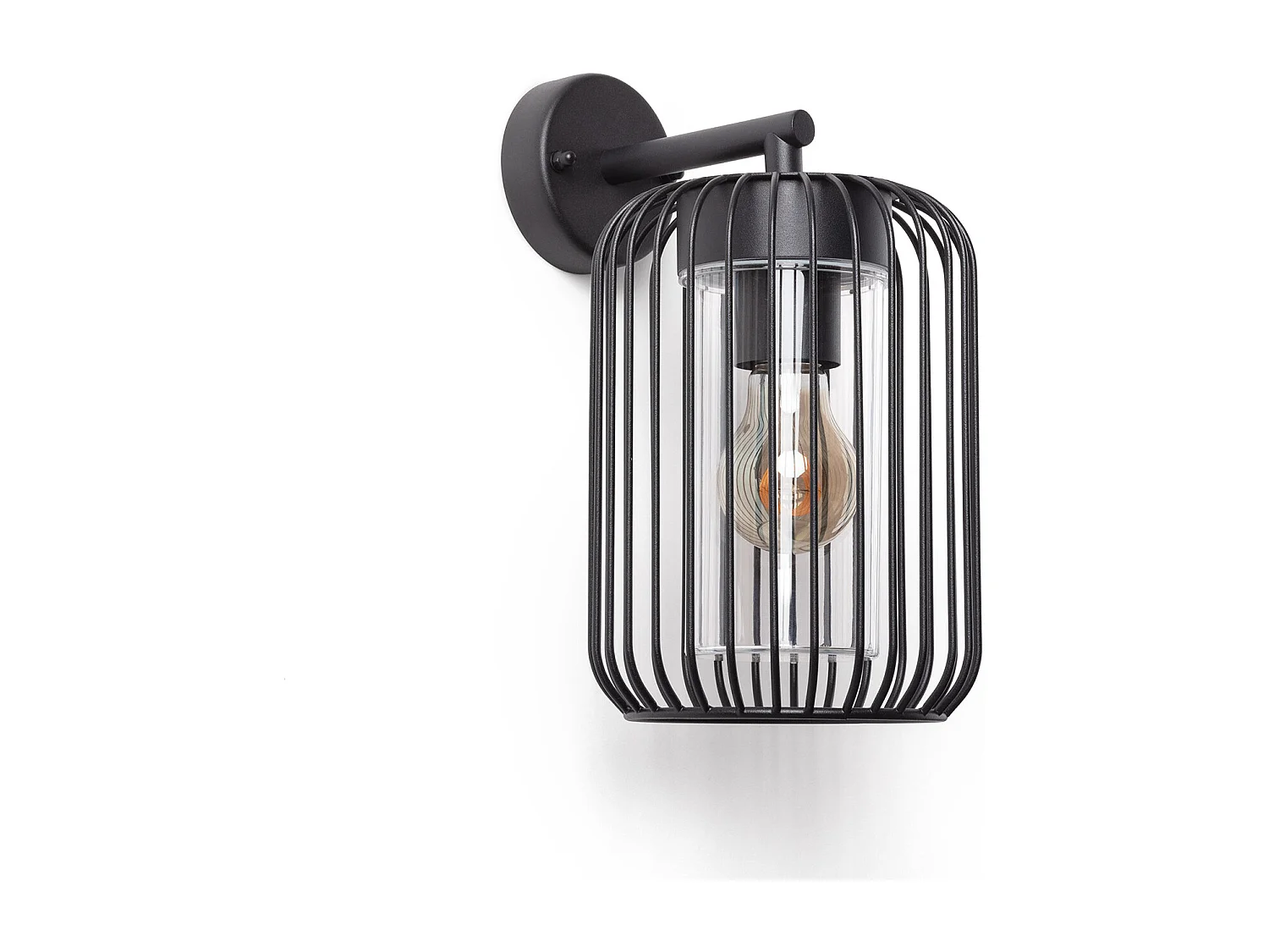 Lampada da Parete per Esterni Acciaio Inox Dadawa Nero