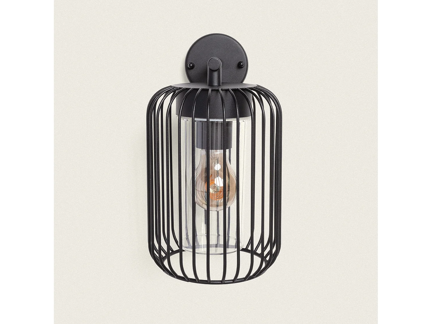 Lampada da Parete per Esterni Acciaio Inox Dadawa Nero