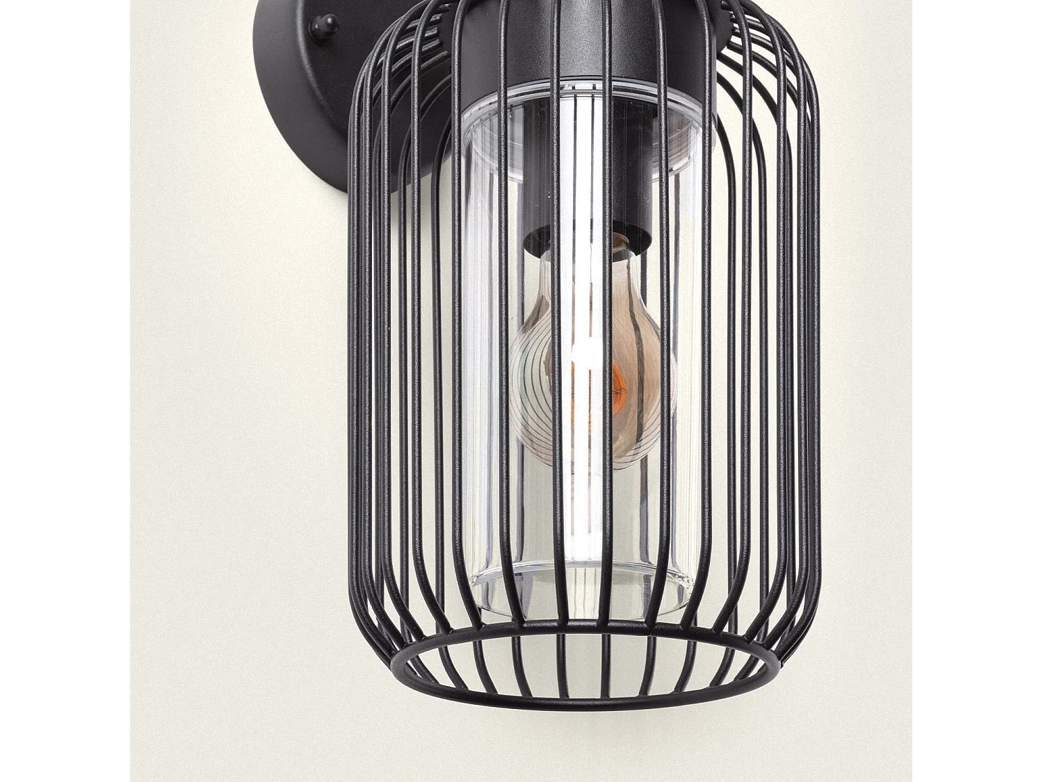 Lampada da Parete per Esterni Acciaio Inox Dadawa Nero