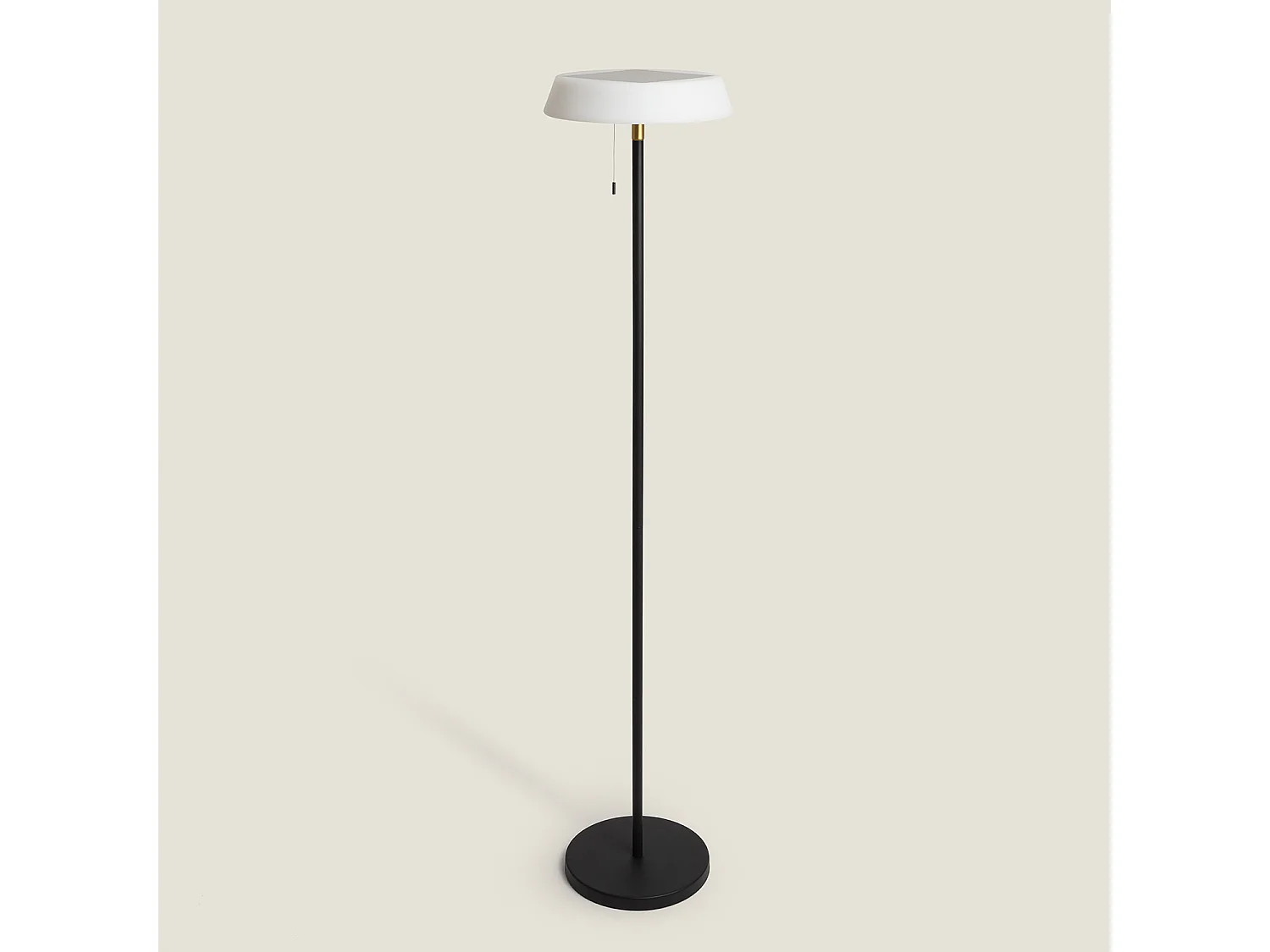 Lampadaire Solaire Extérieur LED 2,6W Métal Aldana Noir