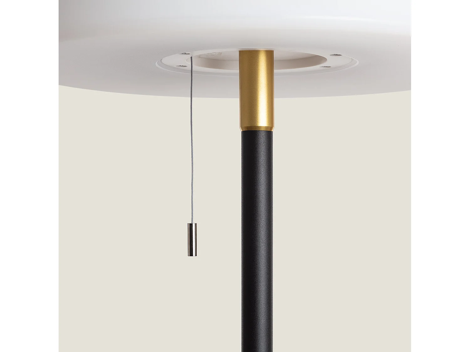 Lampadaire Solaire Extérieur LED 2,6W Métal Aldana Noir