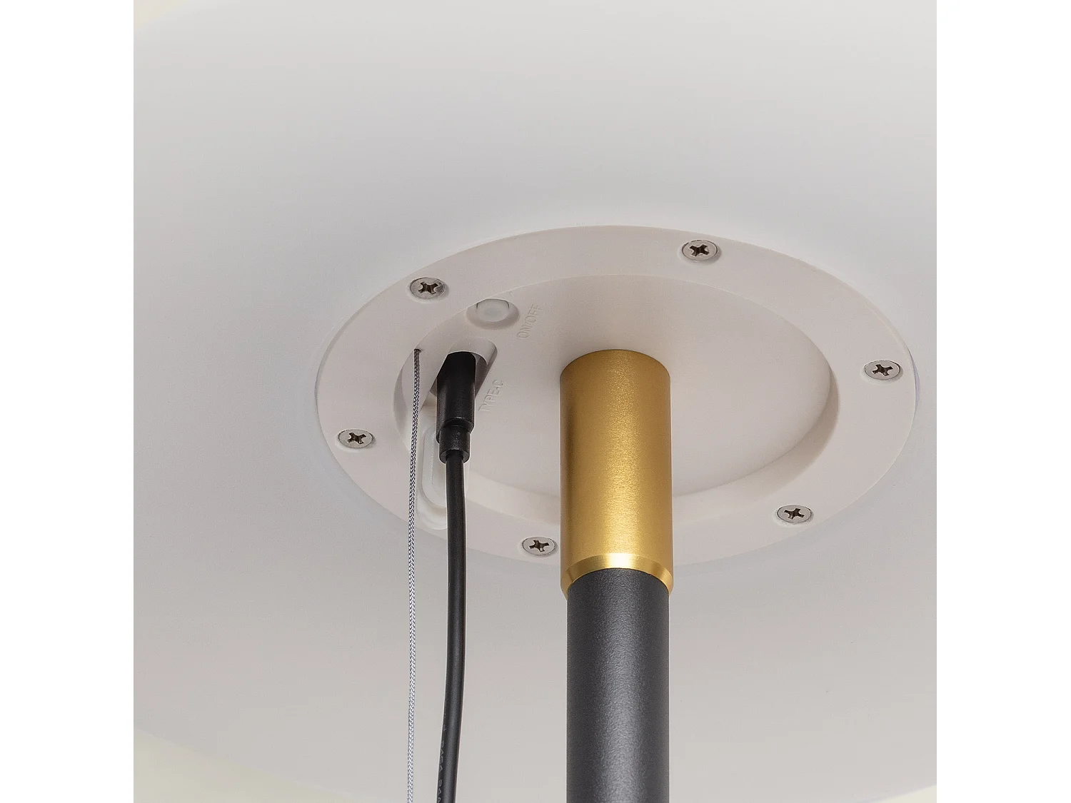 Lampadaire Solaire Extérieur LED 2,6W Métal Aldana Noir