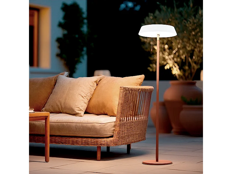 Lampada da Terra LED Solare per Esterni 2.6W Aldana Nero