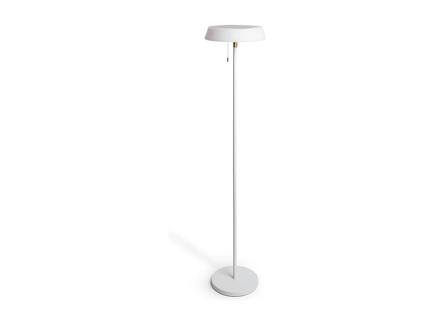 Lampadaire Solaire Extérieur LED 2,6W Métal Aldana Blanc