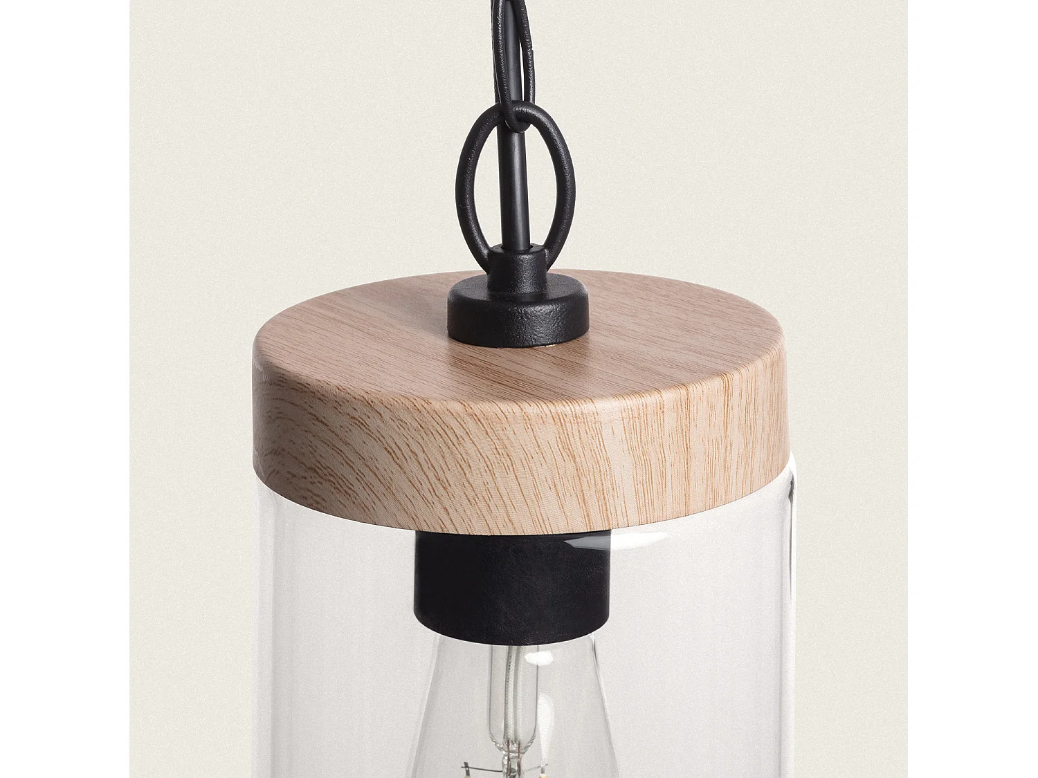 Suspension Extérieure Silfon Brun clair