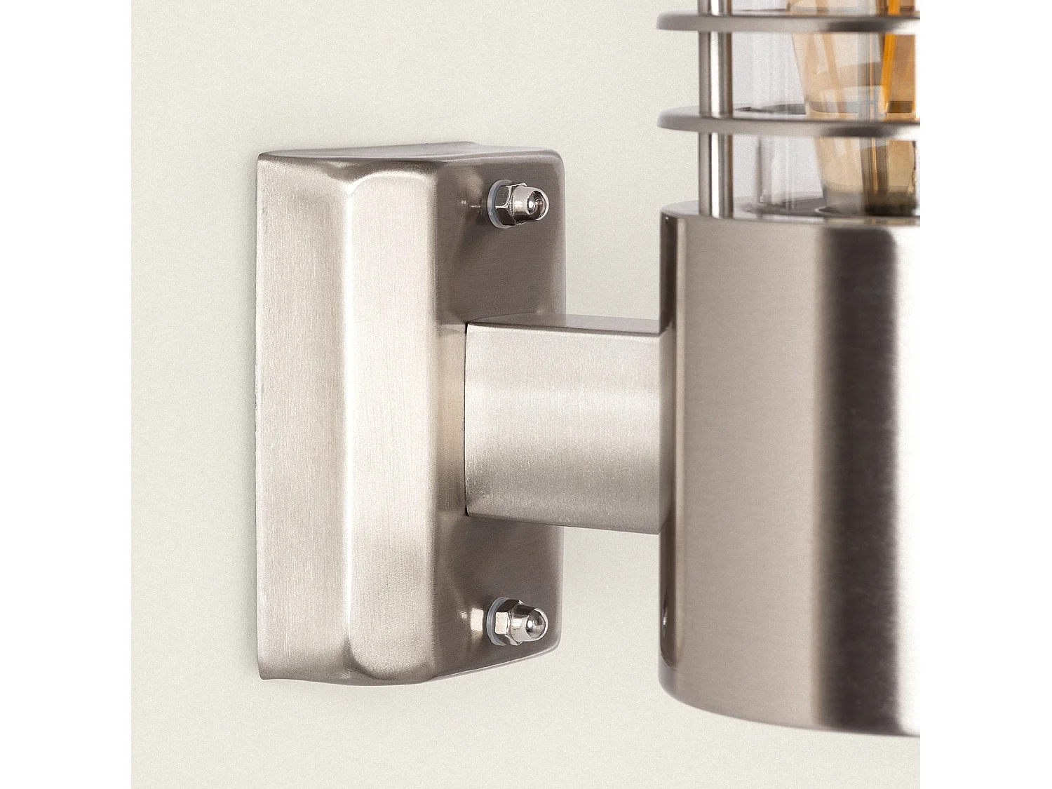 Lampe Murale Extérieure Acier Inoxydable Cloony Gris