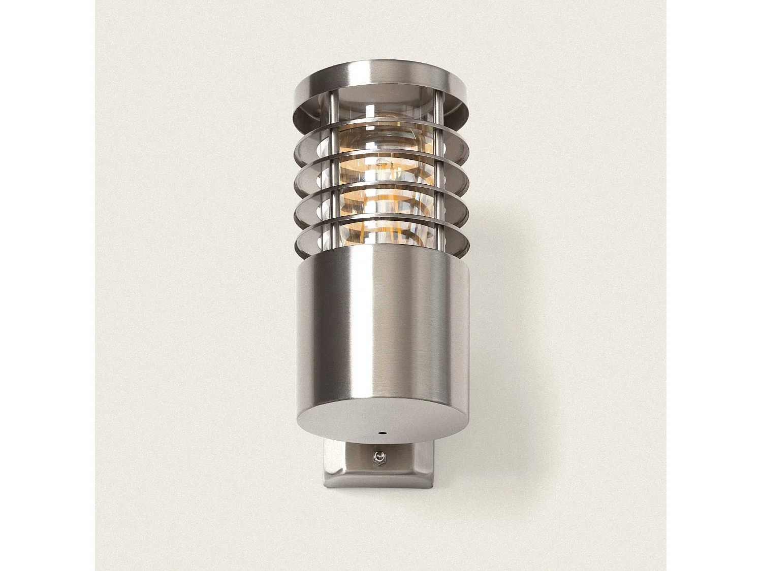 Lampe Murale Extérieure Acier Inoxydable Cloony Gris