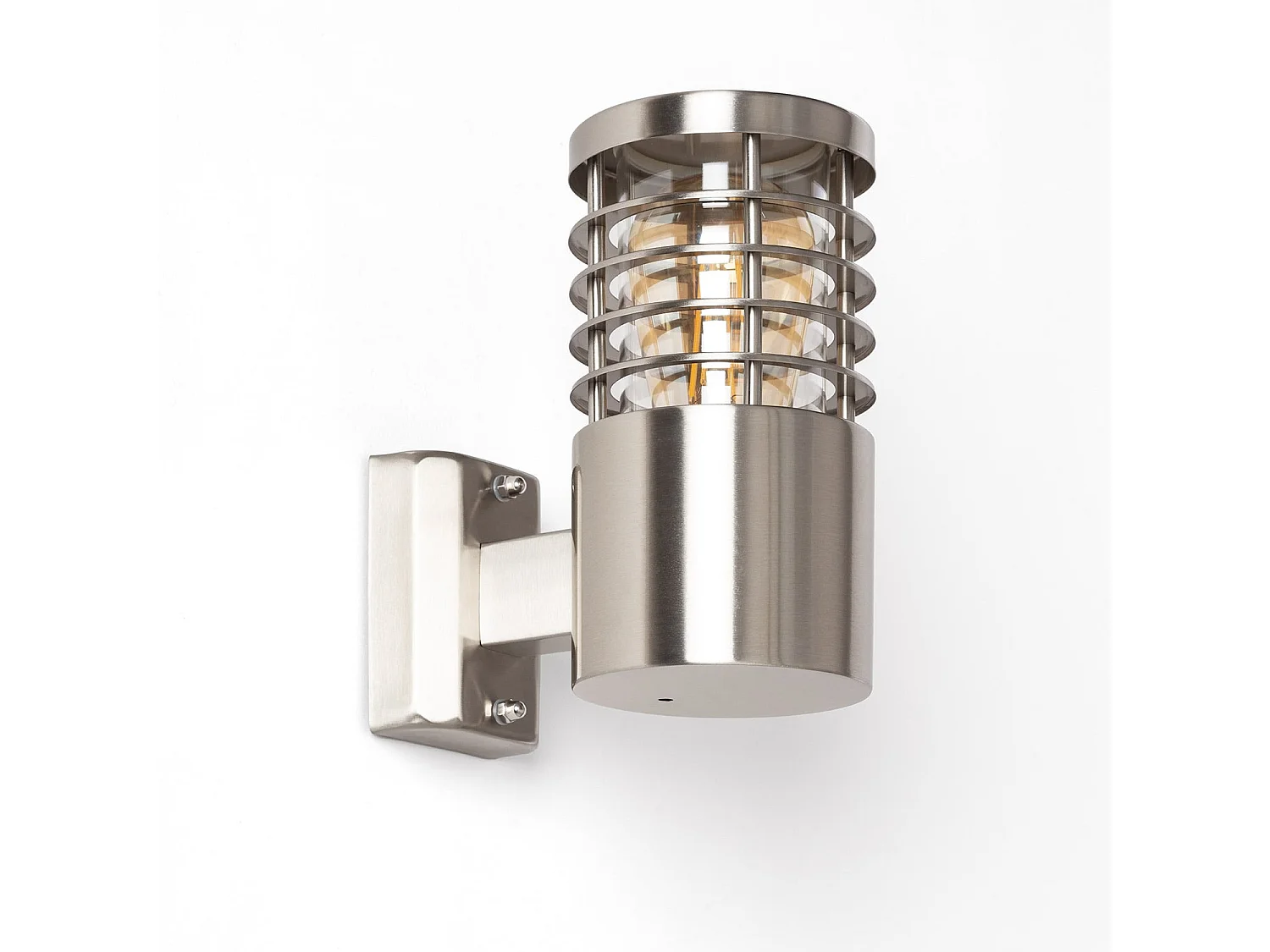 Lampe Murale Extérieure Acier Inoxydable Cloony Gris