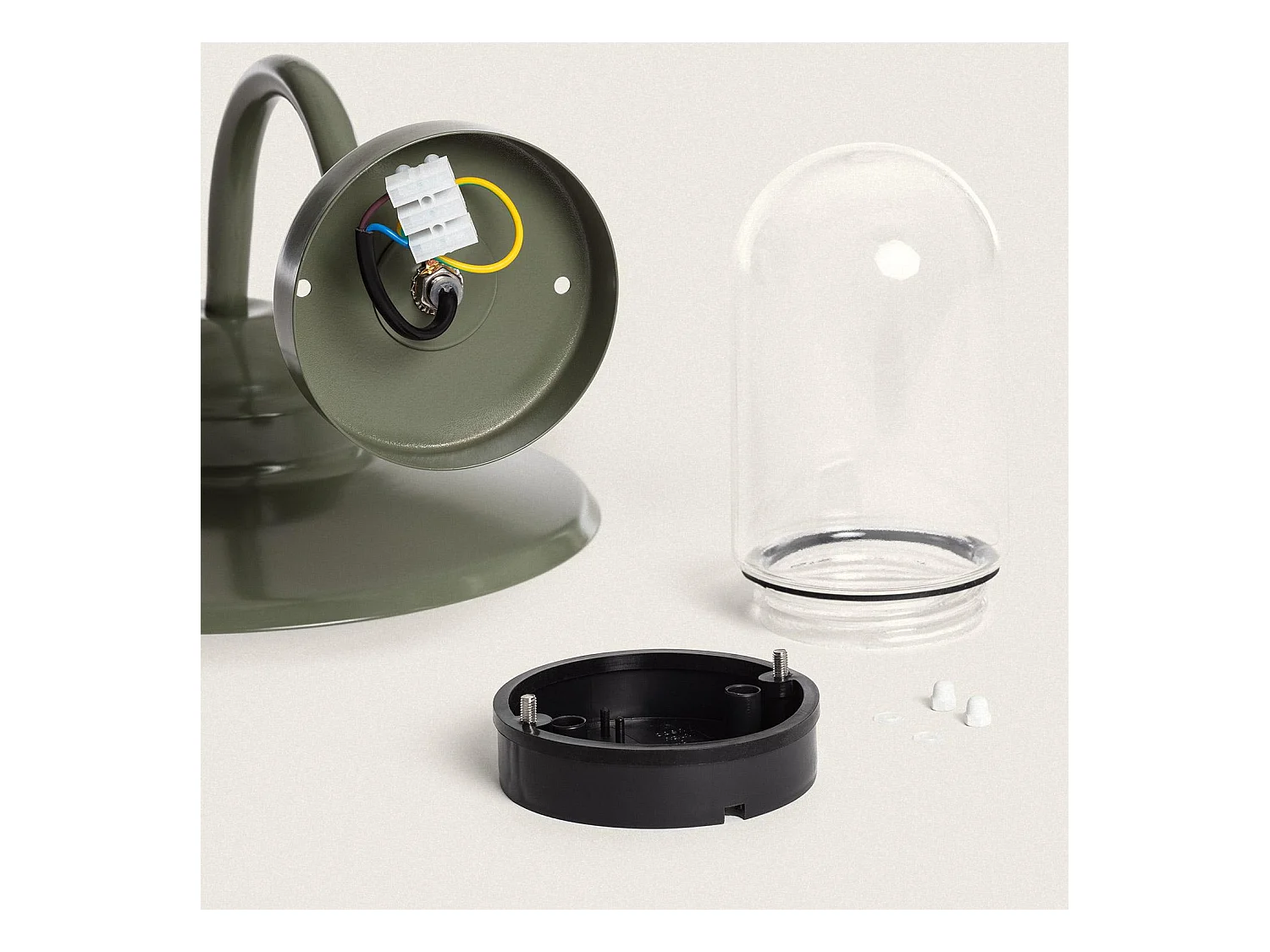 Lampe Murale Extérieure Aluminium Adaoua Vert