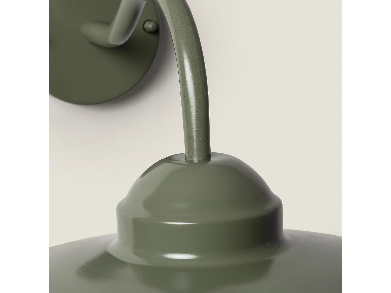 Lámpara de Pared Exterior Aluminio Adaoua Verde