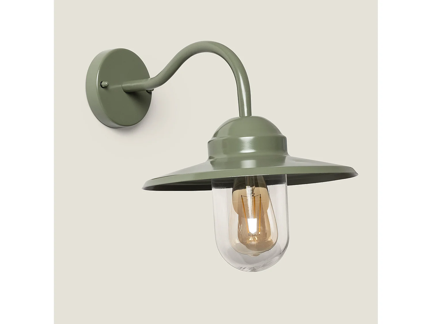 Lampada da Parete per Esterni Alluminio Adaoua Bianco