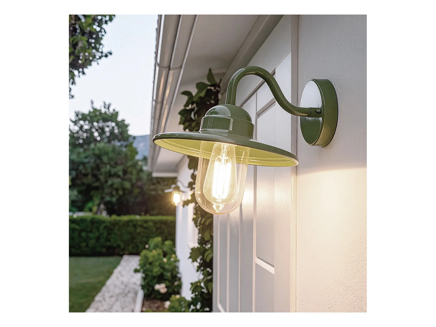 Lampe Murale Extérieure Aluminium Adaoua Blanc