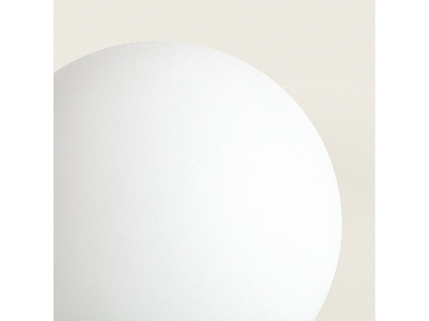 Sphère LED IP44 3W Blanc