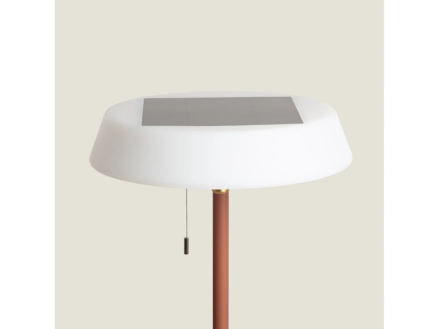 Lampada da Terra LED Solare per Esterni 2.6W Aldana Terracotta