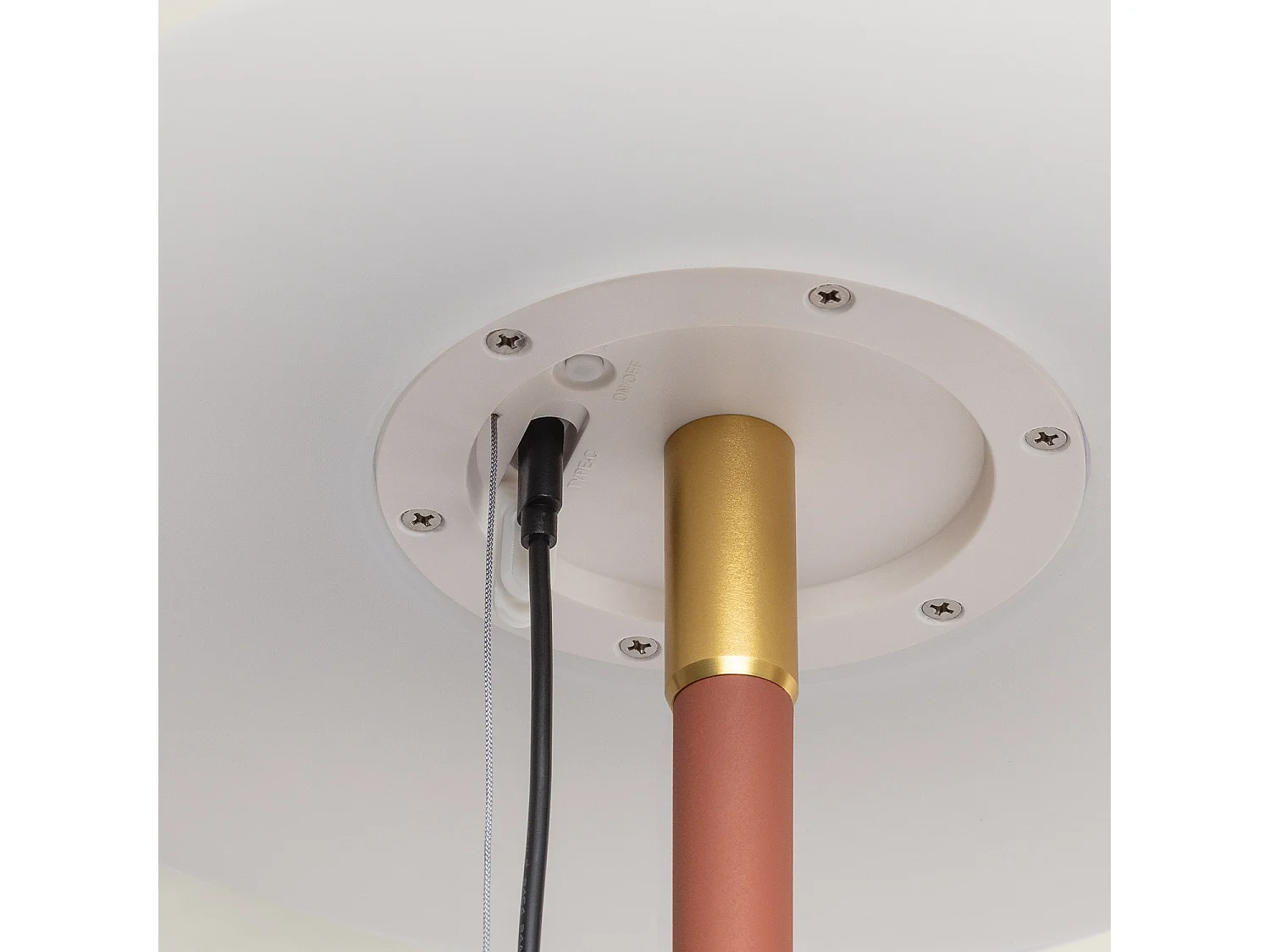 Lampadaire Solaire Extérieur Aldana 2.6W Terre cuite