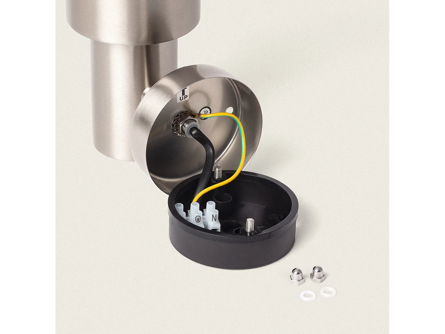 Lampe Murale Extérieure Acier Inoxydable Martin Gris