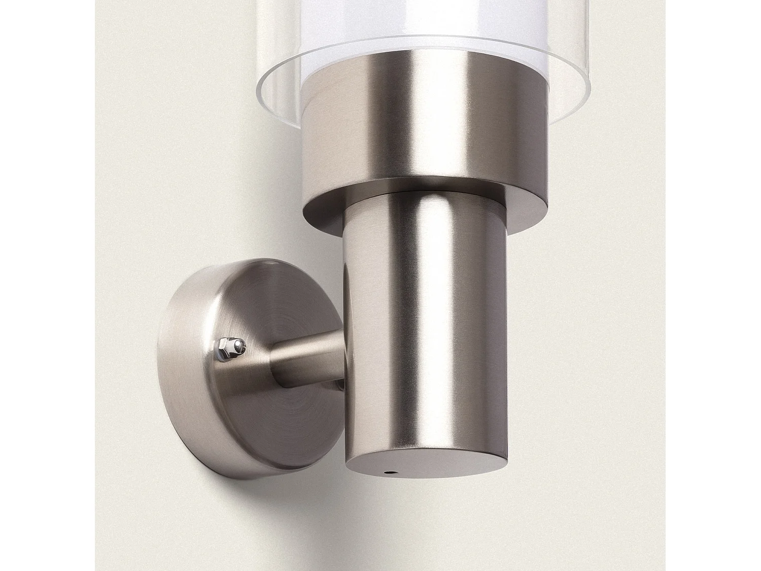 Lámpara de Pared Exterior Acero Inoxidable Martin Gris