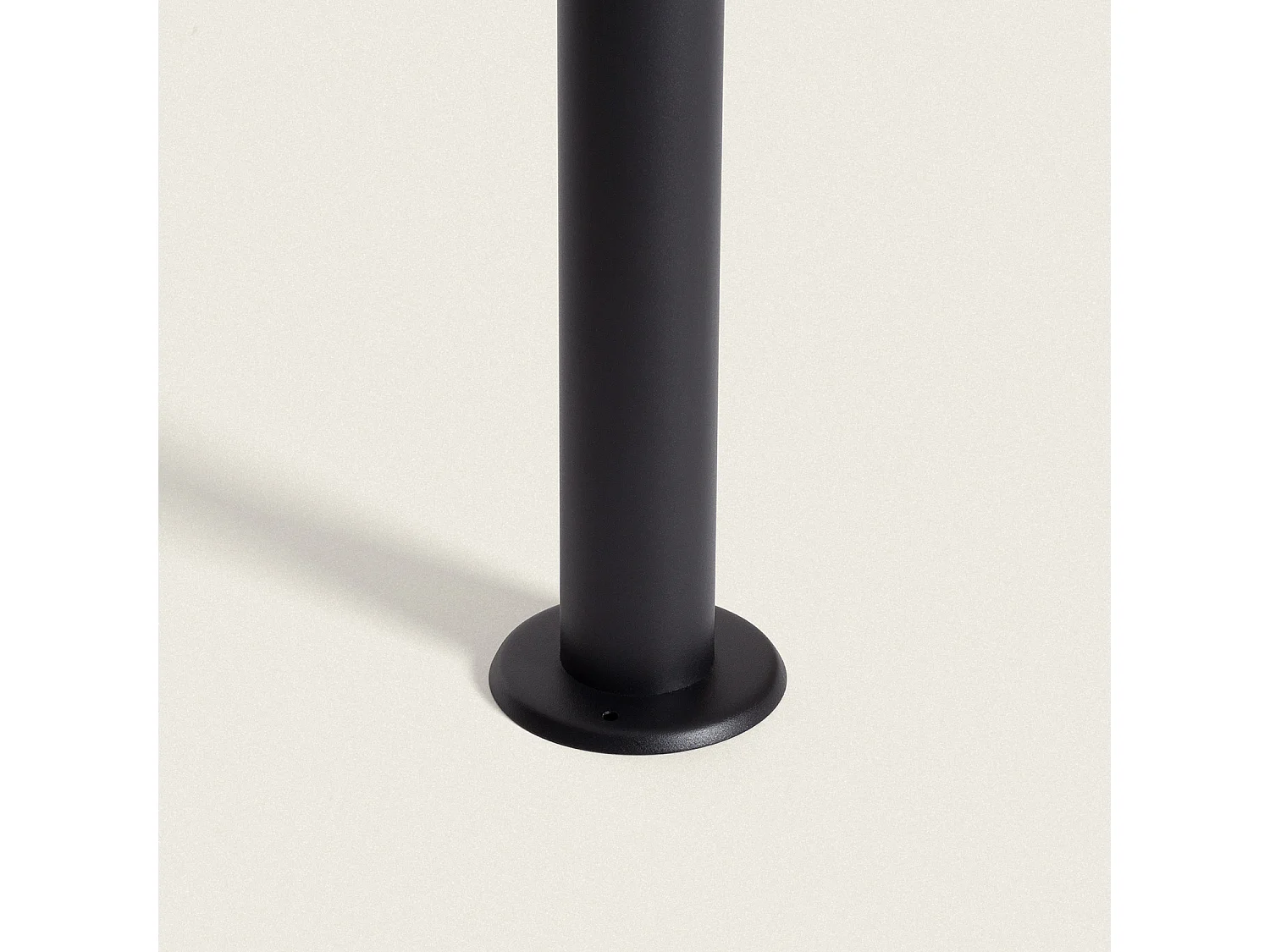 Balise sur Pied Extérieure Solaire LED 50cm Aluminium Eddan Noir