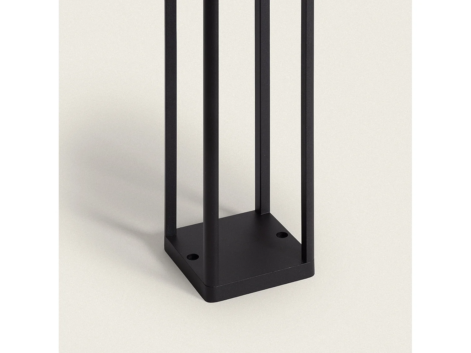 Balise sur Pied Extérieure Solaire LED 2,5W 40cm Aluminium avec Détecteur de Mouvement Devah Noir