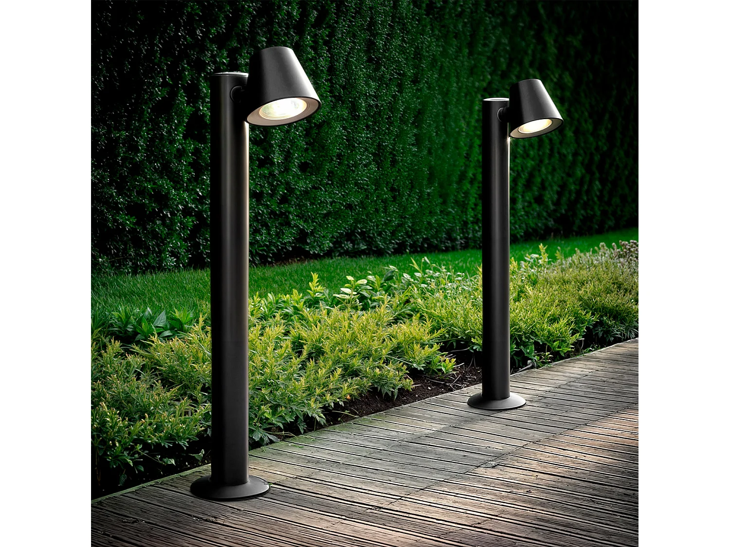 Baliza Exterior Superficie Pie 70cm Acero Inoxidable Darjan Oroco