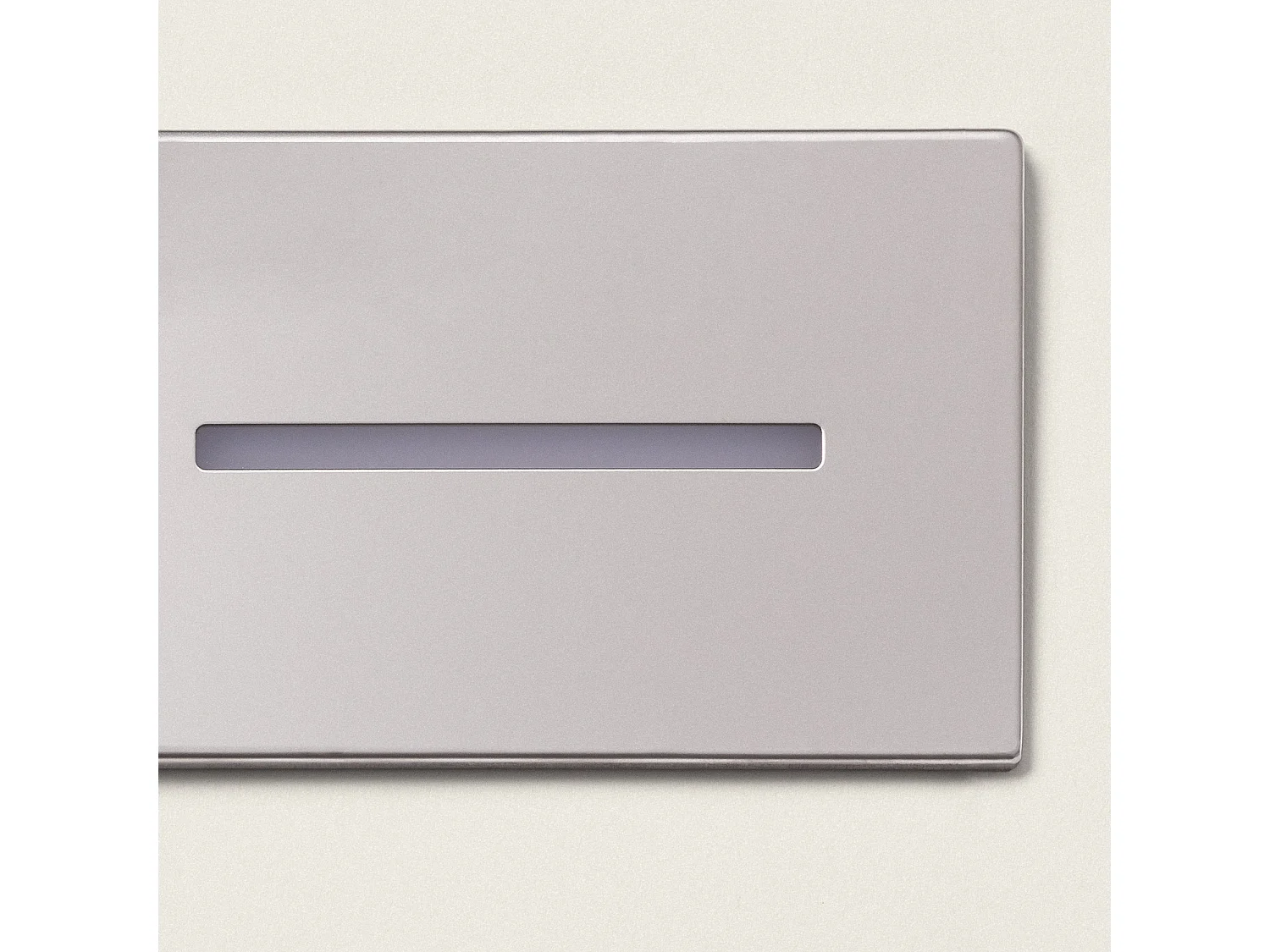 Segnapasso LED per Esterno 3W da Superficie Parete Wabi Lineare Argento