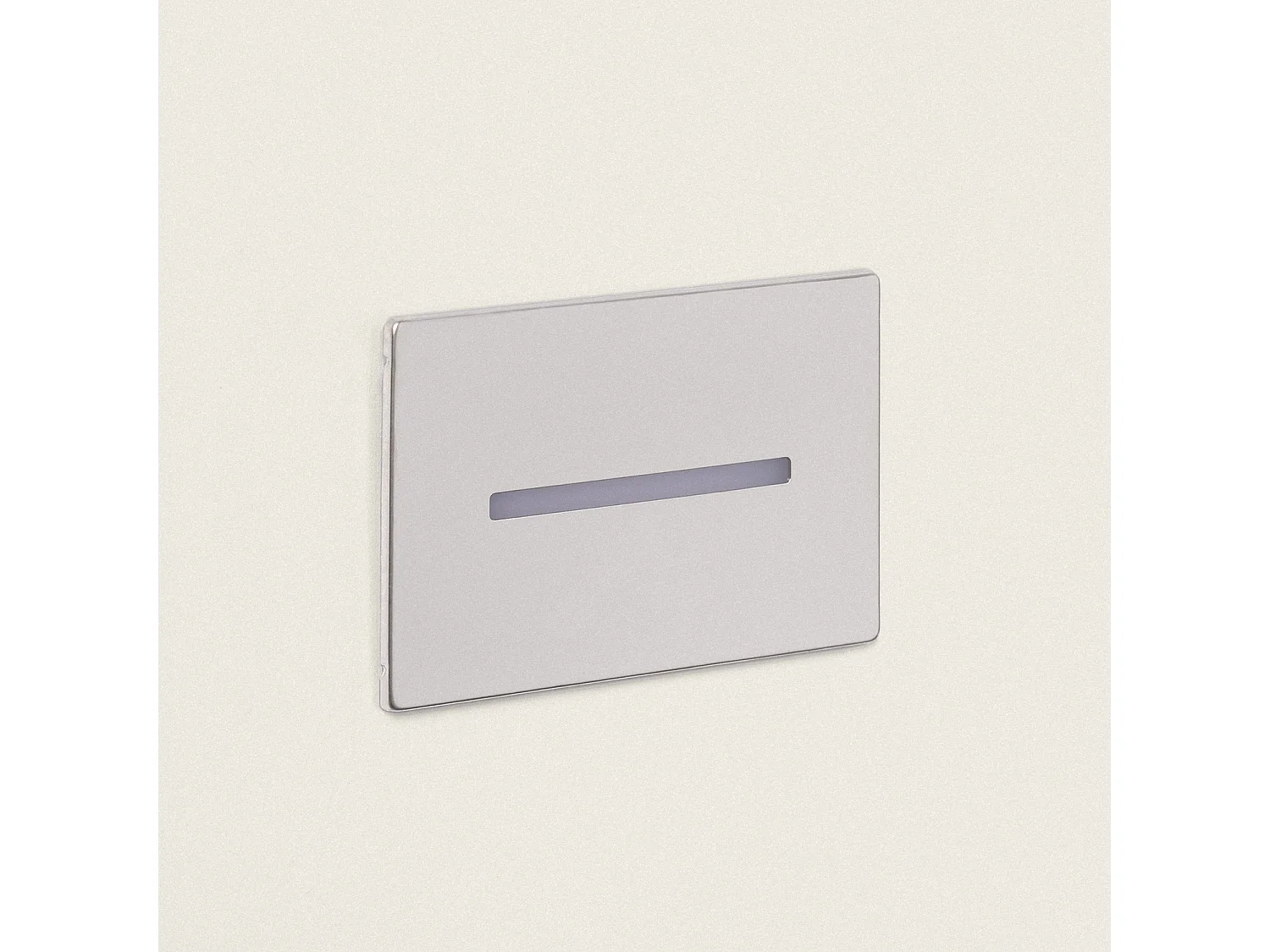 Balise Murale Extérieure LED 3W Encastrable Wabi Linéaire Argent